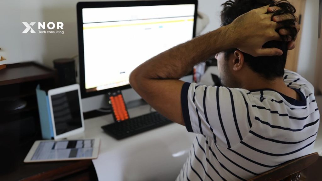 Frustrated user before XNOR Group QA Process fixes bugs