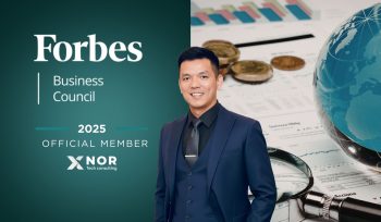 Ethan Pham, CEO of XNOR Group, Forbes Business Council 2025 member, advocating AI in finance for financial leaders.