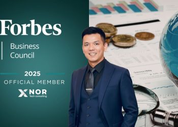 Ethan Pham, CEO of XNOR Group, Forbes Business Council 2025 member, advocating AI in finance for financial leaders.