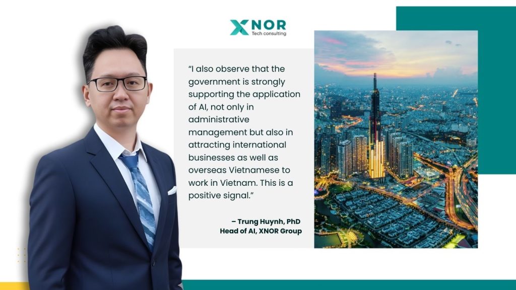Trung Huynh, PhD - Head of AI at XNOR Group highlights Vietnam’s rapid AI adoption