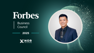 Ethan Pham, CEO of XNOR Group, discussing AI accountability and leadership in software development decisions.