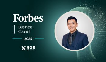 Ethan Pham, CEO of XNOR Group, discussing AI accountability and leadership in software development decisions.